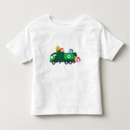 ABC Recycelnd Müllwagen Kleinkind T-shirt