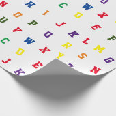 ABC-Schleifpapier Geschenkpapier (Ecke)