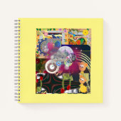 ABC-Schreibtisch-Musikmaus Notizblock (Vorderseite)