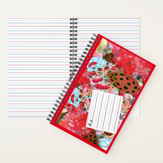 ABC-Schrift Arbeitsblatt Notizblock (Innen)