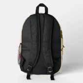 ABC Schul Kids Bedruckter Rucksack (Rückseite)