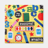 ABC-Schule Phantastisch Magnet (Vorne)