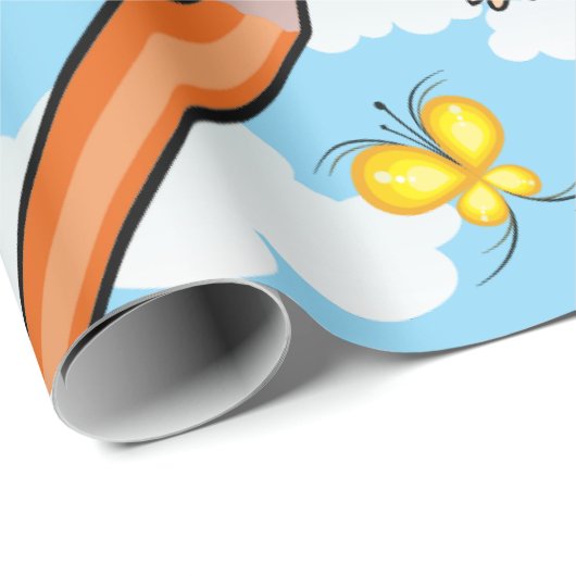 ABC-Schulkinder Geschenkpapier (Rolleneckpunkt)