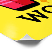 ABC SIEHE MEIN School Sign Poster (Ecke)