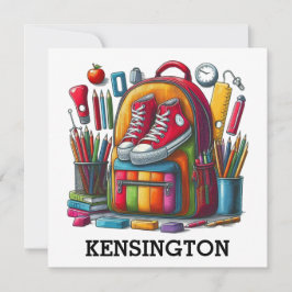 ABC SIEHE MICH AN MITTEILUNGSKARTE