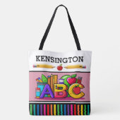 ABC SIEHE MICH AN - Siehe Rückseite Tasche (Rückseite)