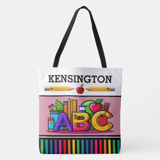 ABC SIEHE MICH AN - Siehe Rückseite Tasche (Vorderseite)