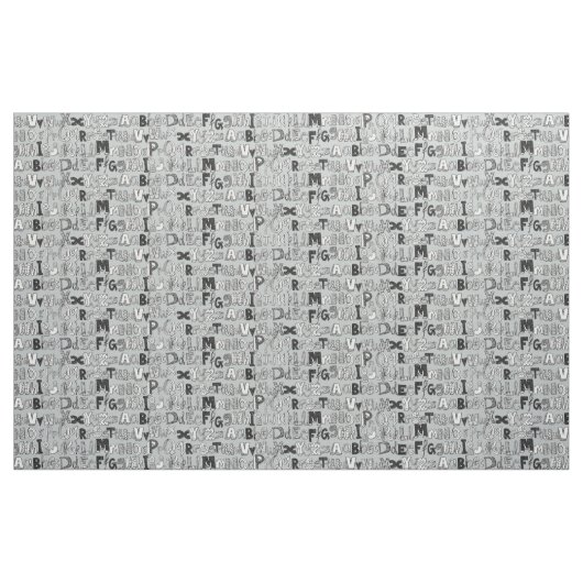 ABC Silber Stoff (Yard (91,4 cm))