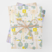 ABC Stork Geschenkpapier Set (Beispiel)