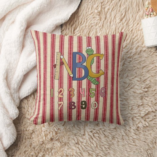 ABC u. Zahl-KindMoJo Wurfs-Kissen Kissen (Decke)