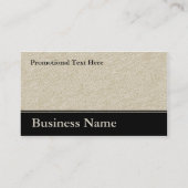 ABC-Visitenkarte Visitenkarte (Rückseite)