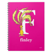 ABC von Dr. Seuss: Buchstabe F - Weiß | Name hinzu Notizblock (Vorderseite)