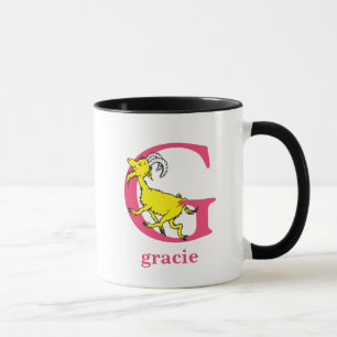 ABC von Dr. Seuss: Buchstabe G - Rosa   Name hinzu Tasse