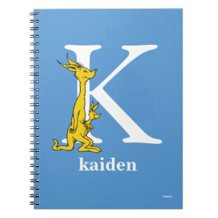 ABC von Dr. Seuss: Buchstabe K - Weiß   Name hinzu Notizblock