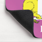 ABC von Dr. Seuss: Buchstabe L - Weiß | Name hinzu Mousepad (Ecke)