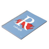 ABC von Dr. Seuss: Buchstabe R - Weiß | Name hinzu Notizblock (Linke Seite)