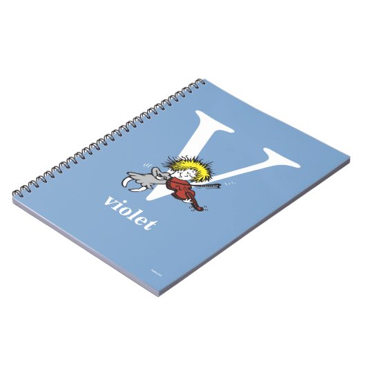 ABC von Dr. Seuss: Buchstabe V - Weiß | Name hinzu Notizblock (Linke Seite)