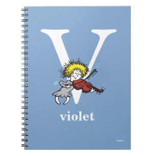 ABC von Dr. Seuss: Buchstabe V - Weiß Name hinzu Notizblock