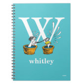 ABC von Dr. Seuss: Buchstabe W - Weiß | Name hinzu Notizblock (Vorderseite)