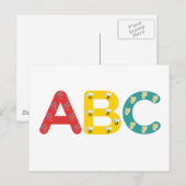 ABC von PaddleDuck Postkarte (Vorne/Hinten)