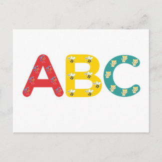 ABC von PaddleDuck Postkarte