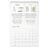 ABC-Wildtier-Alphabet-Kinder-Bildungskalender Kalender (Jan 2027)
