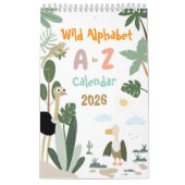 ABC-Wildtier-Alphabet-Kinder-Bildungskalender Kalender (Titelbild)