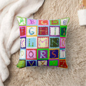 ABC-Wurfs-Kissen Kissen (Decke)