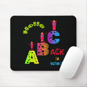 ABC Zurück zur Schule Mousepad