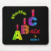 ABC Zurück zur Schule Mousepad (Vorne)