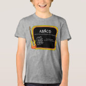 ABCD Alphabet AC/DC Spoof T - Shirt (Vorderseite)