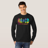 Abcd Back In Class Tie Dye Back To School Teacher T-Shirt (Vorne ganz)