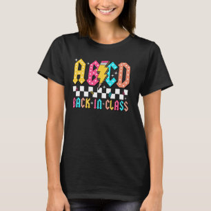 ABCD Black in Class Teacher Student erster Tag zur T-Shirt