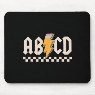 Abcd Ck In Cl Erster Tag Ck Zur Schule Lehrer Schü Mousepad