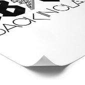 Abcd CK in Cl Leopard CK an Schullehrer Kinder Poster (Ecke)