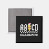 Abcd Kindergarten Rocks Bleistift Blitzlehrer Magnet (Vorderseite/Rückseite)