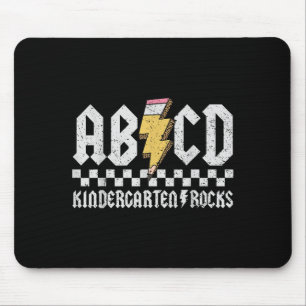 Abcd Kindergarten Rocks Bleistift Blitzlehrer Mousepad