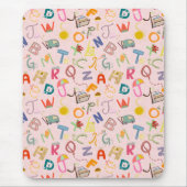 ABCD-Muster Mousepad (Vorne)