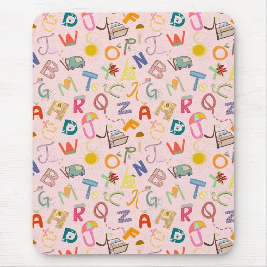 ABCD-Muster Mousepad (Vorne)