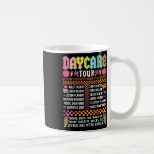 Abcd Tagesbetreuung Tour Lehrkraft Arbeiter Zurück Kaffeetasse