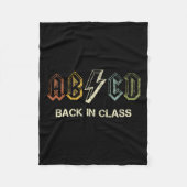 Abcd Teacher Fleecedecke (Vorderseite)