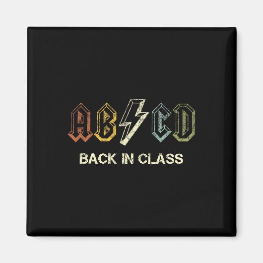 Abcd Teacher Magnet (Vorne)