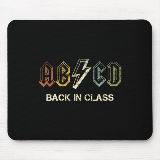 Abcd Teacher Mousepad (Vorne)