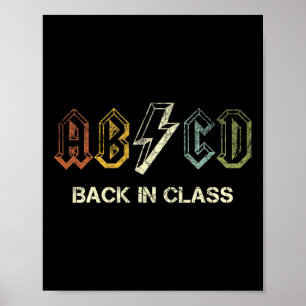 Abcd Teacher Poster