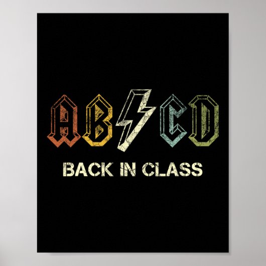 Abcd Teacher Poster (Vorne)