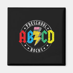 Abcd Vorschule rockt 1. Tag Pre-k Lehrer Ck zur S Magnet