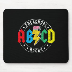 Abcd Vorschule rockt 1. Tag Pre-k Lehrer Ck zur S Mousepad