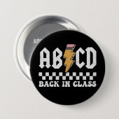ABCD Zurück im Klassenzimmer Button (Vorne & Hinten)