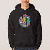 ABCD Zweitklassiger Rock Lehrer Student glücklich Hoodie (Vorderseite)