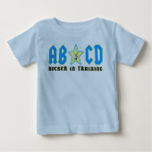 abcdblau baby t-shirt (Vorderseite)